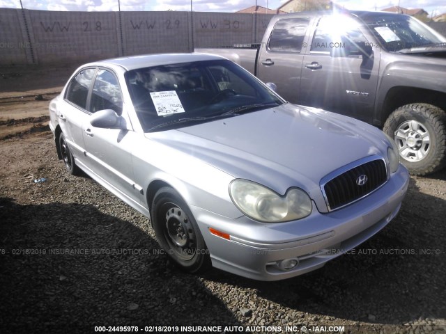 KMHWF25H84A005364 - 2004 HYUNDAI SONATA GL SILVER photo 1