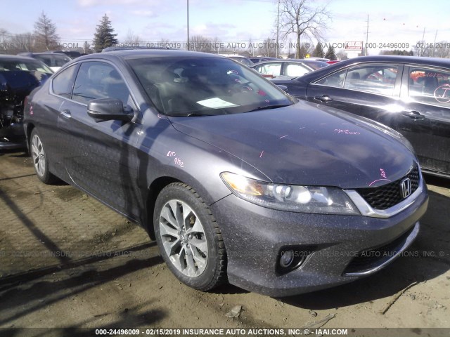 1HGCT1B81DA006274 - 2013 HONDA ACCORD EXL GRAY photo 1