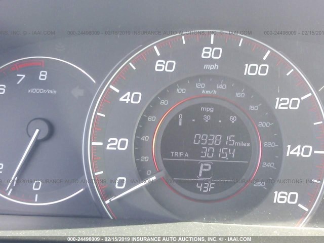 1HGCT1B81DA006274 - 2013 HONDA ACCORD EXL GRAY photo 7