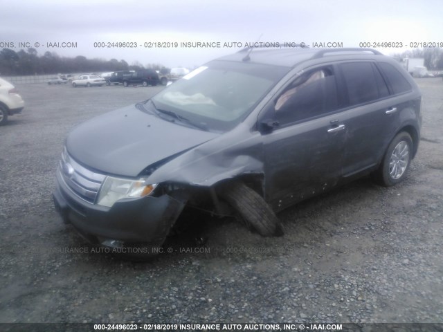 2FMDK3JC9ABA48212 - 2010 FORD EDGE SEL GRAY photo 2