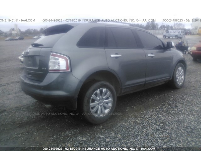 2FMDK3JC9ABA48212 - 2010 FORD EDGE SEL GRAY photo 4