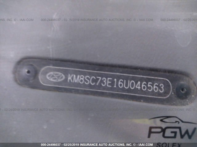 KM8SC73E16U046563 - 2006 HYUNDAI SANTA FE GLS/LIMITED Dark Blue photo 9