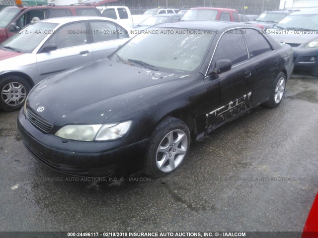 JT8BF28G5W5022624 - 1998 LEXUS ES 300 BLACK photo 2