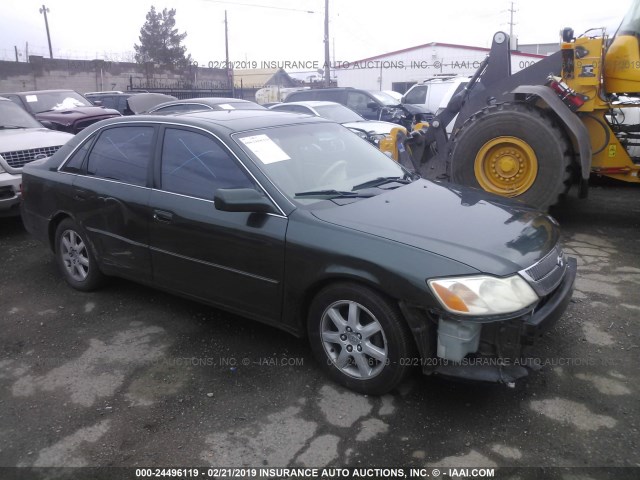 4T1BF28B2YU067708 - 2000 TOYOTA AVALON XL/XLS GREEN photo 1