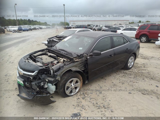 1G11B5SL9FF181245 - 2015 CHEVROLET MALIBU LS BLACK photo 2