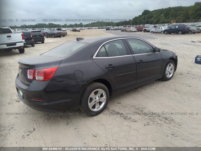1G11B5SL9FF181245 - 2015 CHEVROLET MALIBU LS BLACK photo 4