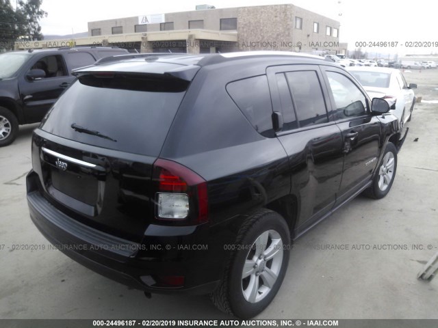 1C4NJCBA4GD525950 - 2016 JEEP COMPASS SPORT BLACK photo 4