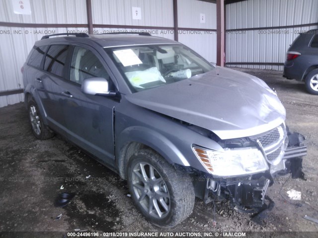 3C4PDCBG4JT428950 - 2018 DODGE JOURNEY SXT SILVER photo 1