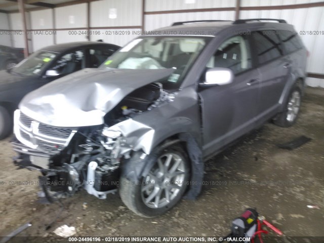 3C4PDCBG4JT428950 - 2018 DODGE JOURNEY SXT SILVER photo 2