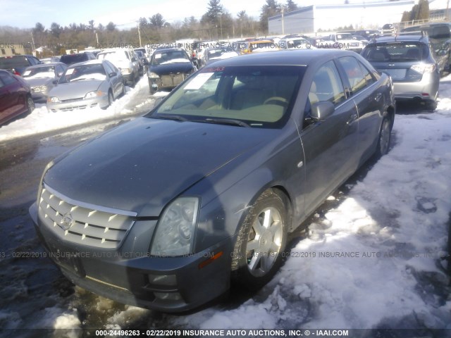 1G6DC67A950126412 - 2005 CADILLAC STS GRAY photo 2