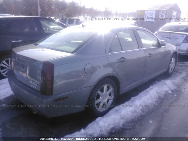 1G6DC67A950126412 - 2005 CADILLAC STS GRAY photo 4