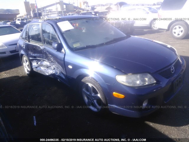 JM1BJ246931170064 - 2003 MAZDA PROTEGE PR5 BLUE photo 1