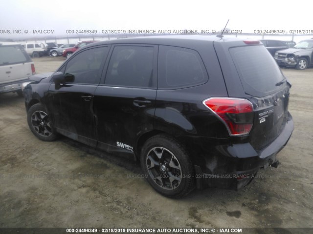 JF2SJAAC8FG414942 - 2015 SUBARU FORESTER 2.5I BLACK photo 3