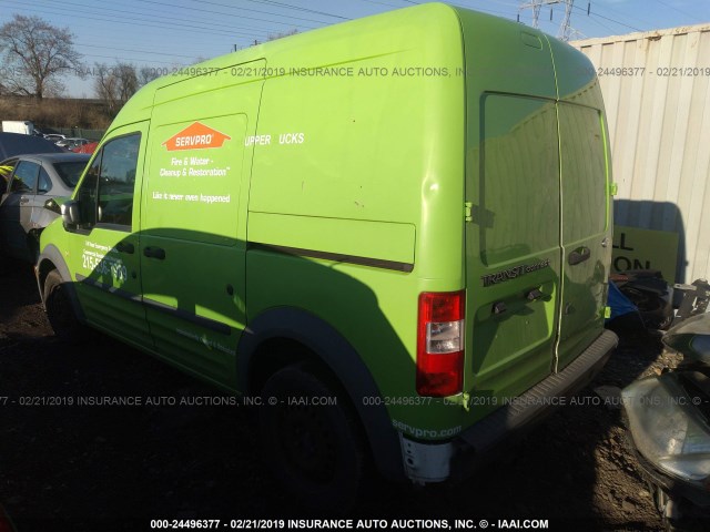 NM0LS7AN8BT053277 - 2011 FORD TRANSIT CONNECT XL GREEN photo 3