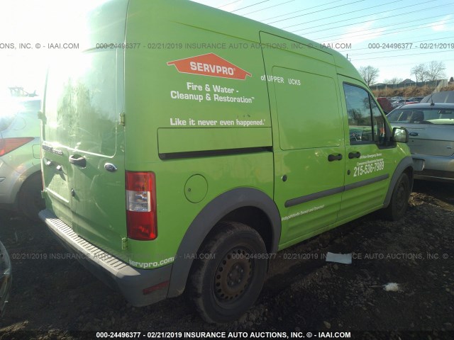 NM0LS7AN8BT053277 - 2011 FORD TRANSIT CONNECT XL GREEN photo 4