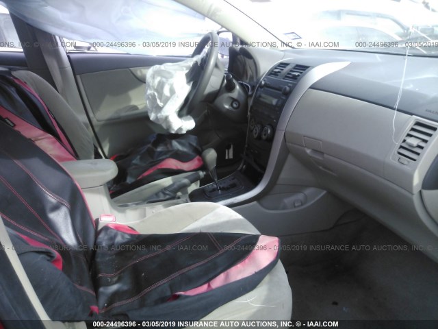 JTDBL40E599044457 - 2009 TOYOTA COROLLA LE/XLE RED photo 5