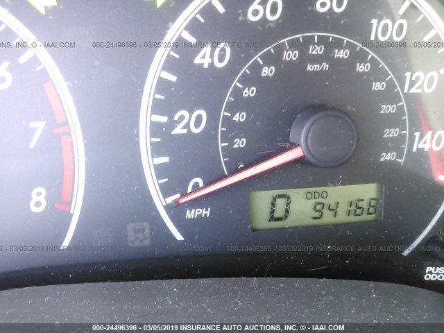 JTDBL40E599044457 - 2009 TOYOTA COROLLA LE/XLE RED photo 7