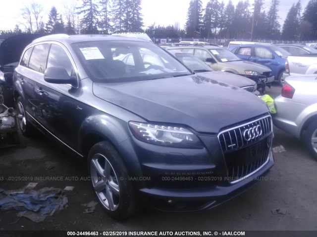 WA1DGAFE3FD031339 - 2015 AUDI Q7 PRESTIGE GRAY photo 1