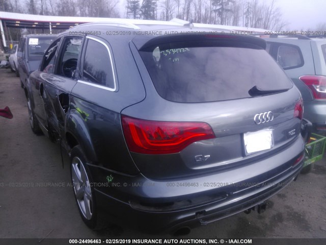 WA1DGAFE3FD031339 - 2015 AUDI Q7 PRESTIGE GRAY photo 3