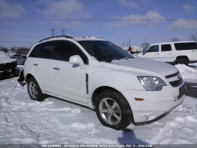 3GNAL3E54CS612028 - 2012 CHEVROLET CAPTIVA SPORT/LT WHITE photo 1