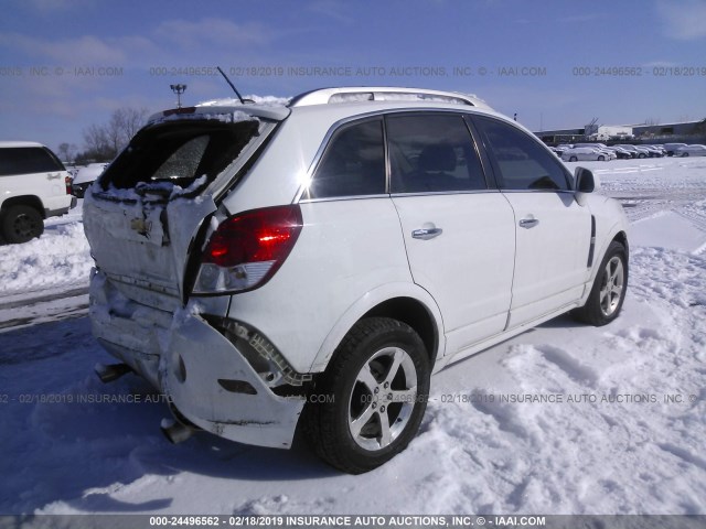 3GNAL3E54CS612028 - 2012 CHEVROLET CAPTIVA SPORT/LT WHITE photo 4