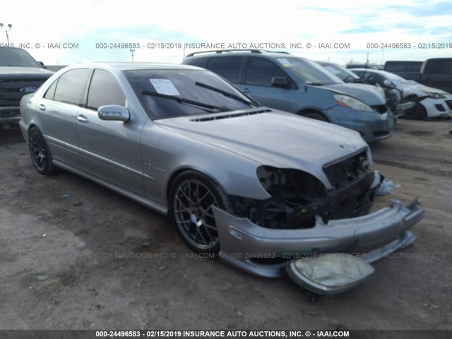 WDBNG74J44A424924 - 2004 MERCEDES-BENZ S 55 AMG SILVER photo 1