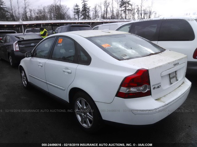 YV1MS382362179693 - 2006 VOLVO S40 2.4I WHITE photo 3