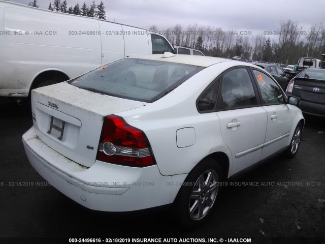 YV1MS382362179693 - 2006 VOLVO S40 2.4I WHITE photo 4