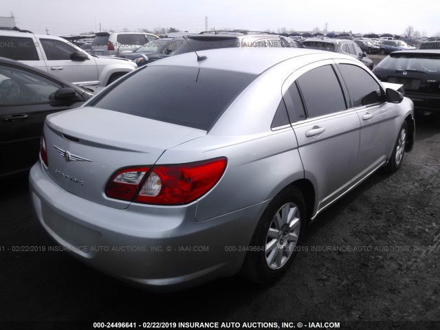 1C3LC46K68N133398 - 2008 CHRYSLER SEBRING LX SILVER photo 4