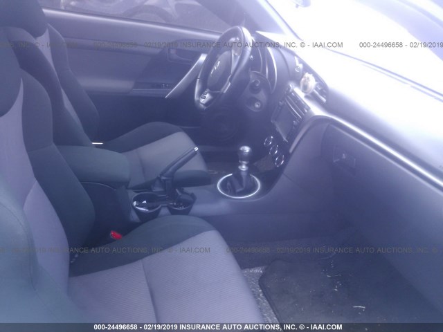 JTKJF5C71E3072767 - 2014 TOYOTA SCION TC BLACK photo 5