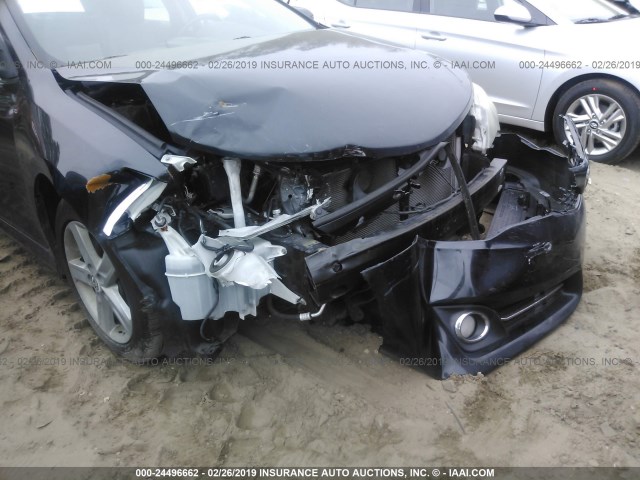 4T1BF1FK2CU057783 - 2012 TOYOTA CAMRY SE/LE/XLE 黑色 照片 6