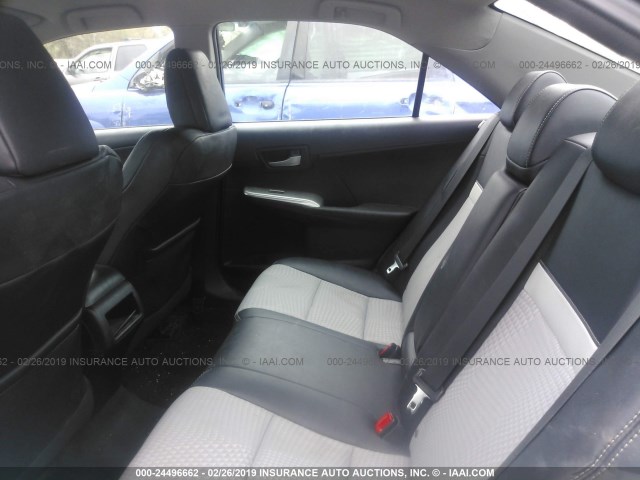4T1BF1FK2CU057783 - 2012 TOYOTA CAMRY SE/LE/XLE 黑色 照片 8