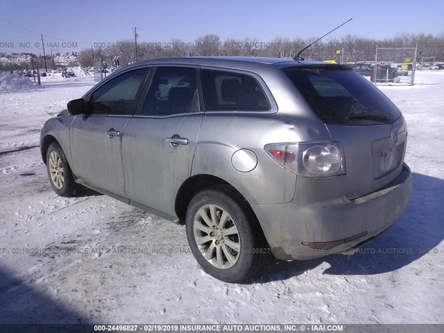 JM3ER2BM3B0403651 - 2011 MAZDA CX-7 SILVER photo 3