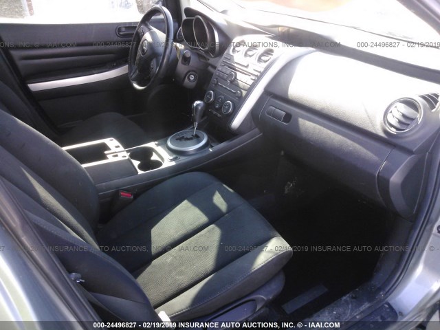 JM3ER2BM3B0403651 - 2011 MAZDA CX-7 SILVER photo 5