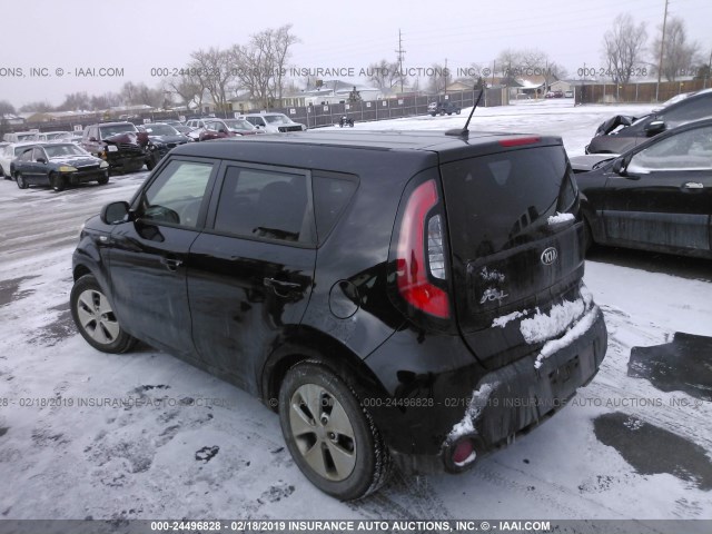 KNDJN2A23E7067367 - 2014 KIA SOUL 黑色 照片 3