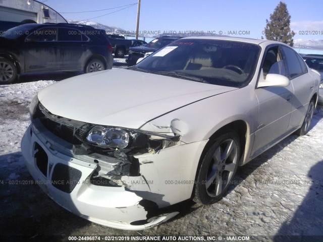 1G2HZ54Y55U105319 - 2005 PONTIAC BONNEVILLE GXP WHITE photo 2