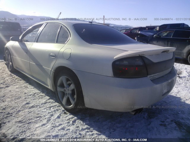 1G2HZ54Y55U105319 - 2005 PONTIAC BONNEVILLE GXP WHITE photo 3