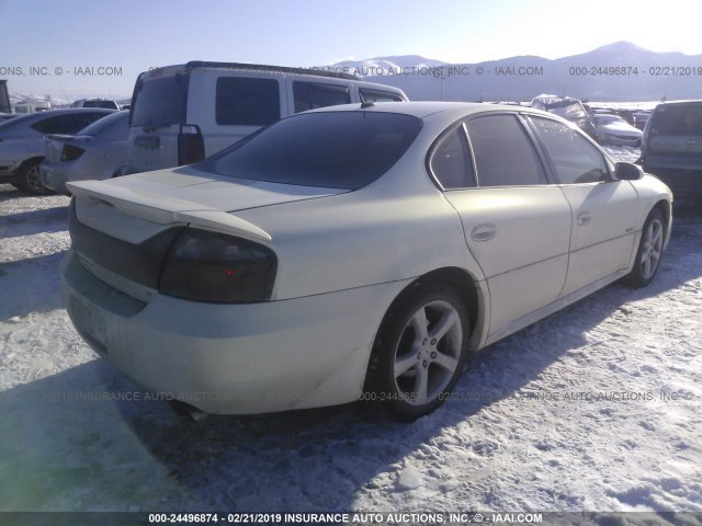 1G2HZ54Y55U105319 - 2005 PONTIAC BONNEVILLE GXP WHITE photo 4