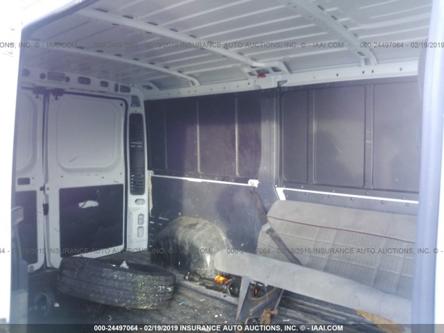 3C6TRVAG1HE501601 - 2017 RAM PROMASTER 1500 1500 STANDARD WHITE photo 8