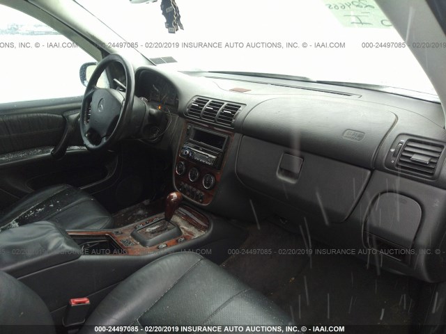 4JGAB75E43A424433 - 2003 MERCEDES-BENZ ML 500 BLACK photo 5