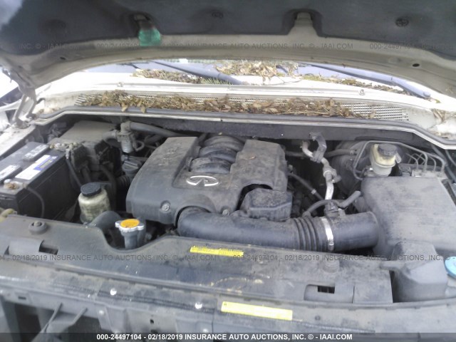 5N3AA08C84N808348 - 2004 INFINITI QX56 GOLD photo 10