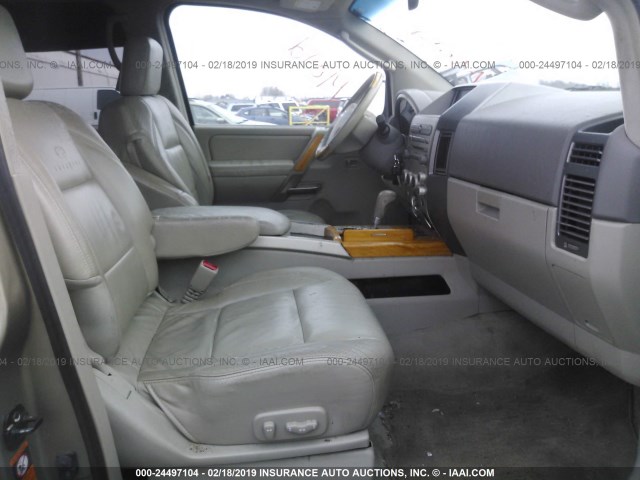 5N3AA08C84N808348 - 2004 INFINITI QX56 GOLD photo 5