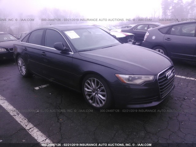 WAUDFAFC8CN106465 - 2012 AUDI A6 PREMIUM PLUS GRAY photo 1