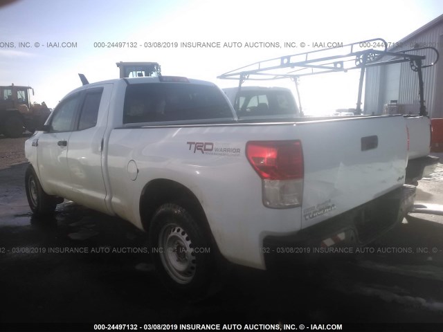 5TFUY5F16BX178531 - 2011 TOYOTA TUNDRA DOUBLE CAB SR5 WHITE photo 3