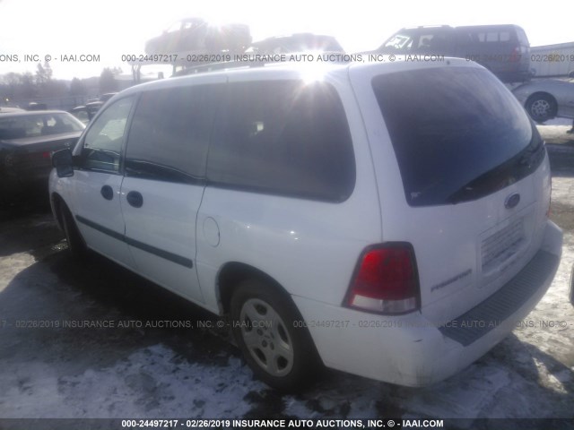 2FMZA51624BA77456 - 2004 FORD FREESTAR SE WHITE photo 3