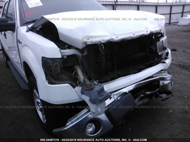 1FTFW1ET1DKE18594 - 2013 FORD F150 SUPERCREW WHITE photo 6