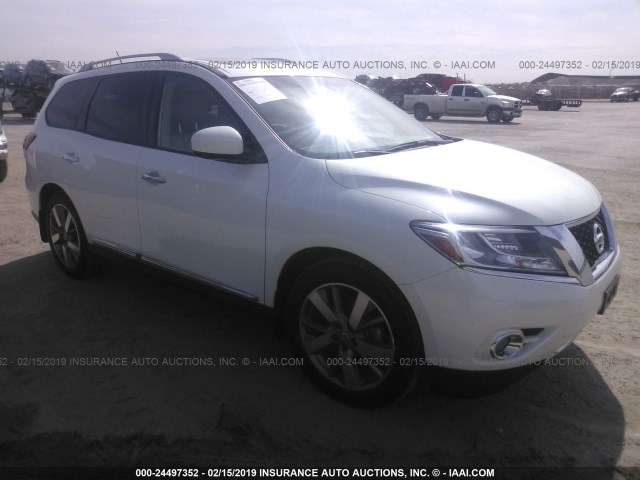 5N1AR2MN4GC669484 - 2016 NISSAN PATHFINDER S/SV/SL/PLATINUM WHITE photo 1