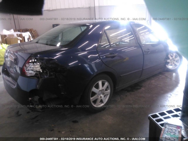 1HGCM55127A037119 - 2007 HONDA ACCORD VALUE BLUE photo 4