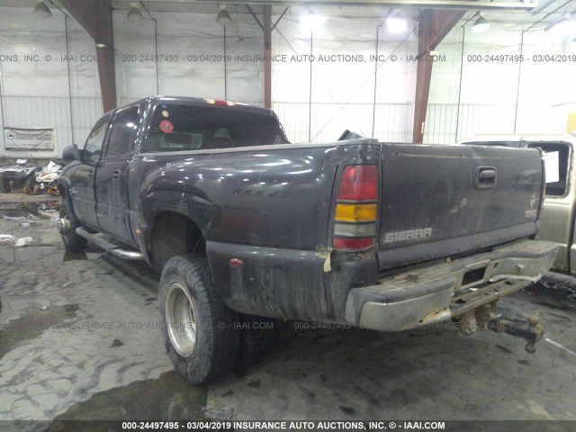 1GTJK33215F846672 - 2005 GMC NEW SIERRA K3500 BLACK photo 3