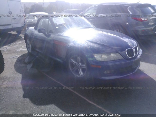 4USCN33412LK51006 - 2002 BMW Z3 2.5 BLUE photo 6